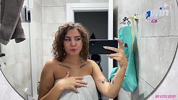 I woke him up with a blowjob, then made him cum in my mouth after a rough facefuck. What a morning!