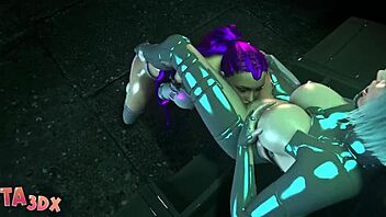 uhh, futa3dx cyberpunk babe with big tits got pounded by her huge-dicked pal!