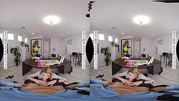 hey, abby adams is banging me right in the office at naughty america!