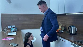 Girl Caught with Dildo Lets Me Cum in Her Ass 😈