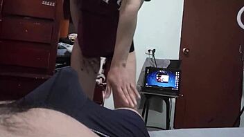 my daughter-in-law mocks my small cock but still comes for hardcore fucking