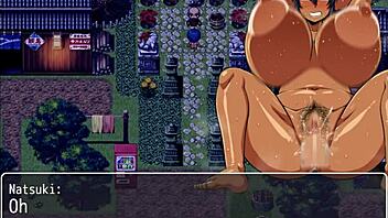 Kurvikas päivetetty Natsuki pannaan koko yö hentai pelissä jaksossa 18 perverssä haamu iso kulli ja squirttaamalla