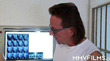 Redhead Sunny Sin Gets Treated By Big Dicks In 3 Some Handjob Masturbation Lingerie Swallow