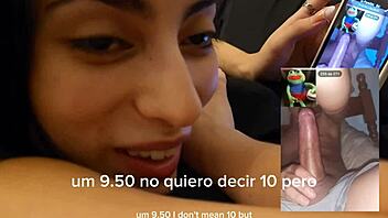 My Girlfriend's Reaction to Big Monster Cocks.