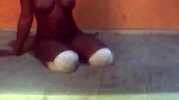 sexy schoolgirl bends over for cock!