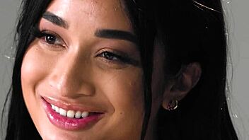 Small Tits Asian Avery Black Masturbates After Steamy Interview