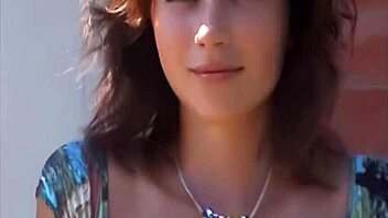 Beautiful 18-Year-Old Tamara Undresses Topless in Striptease