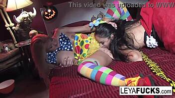 red riding hood has a rough trick or treat