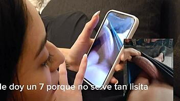 My Girlfriend's Reaction to Big Monster Cocks.