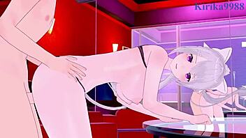 Nui Sociere and Higuchi Kaede Intense Sex - Nijisanji Vtuber Hentai