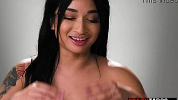 Small Tits Asian Avery Black Masturbates After Steamy Interview