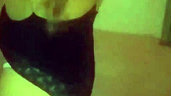 Latina with big tits gives intense blowjob to monster cock in homemade clip