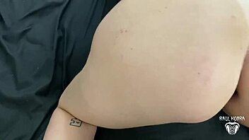 Married woman on Tinder lets me to fuck her pussy, rub and film in stockings and panty.