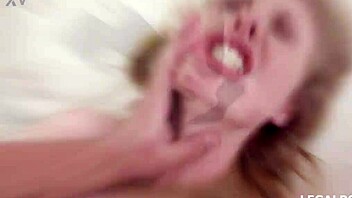 madison lush losing her mind over double cock injection