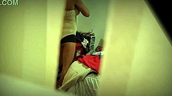 Beautiful pregnant Chilean student spied on outdoors.