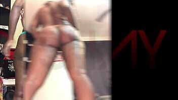 ebony amateurs play with big black ass in close up session