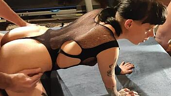 Hungarian teen experiences wild gangbang with European guys and sexy talk