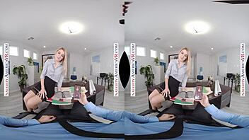 hey, abby adams is banging me right in the office at naughty america!