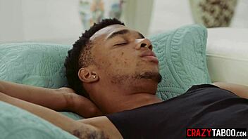 Horny teen 18+ aften opal masturbates before rough interracial sex