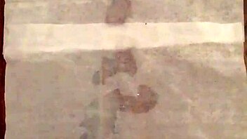 He jerks slowly to a cumshot