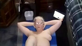 Hot Mature Momma Vee's Yoga Session