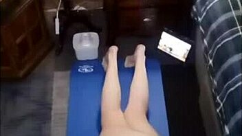 Hot Mature Momma Vee's Yoga Session