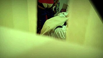 Beautiful pregnant Chilean student spied on outdoors.