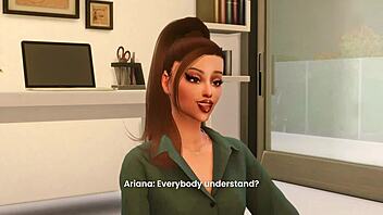 Jenna, Zendaya, and Ariana dive into 3D hentai truth or dare