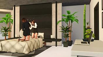 Jenna, Zendaya, and Ariana dive into 3D hentai truth or dare