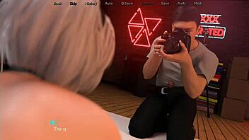 Blody passion cap 18 - mi hermanastra hace cosplay de 2b y me hace una paja con los pies