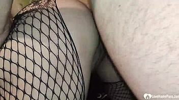 My girlfriend bends over for my thick hard cock