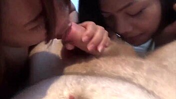Asiansexdiary thick asian friends drilled in threesome, they moan