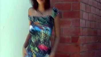 Beautiful 18-Year-Old Tamara Undresses Topless in Striptease