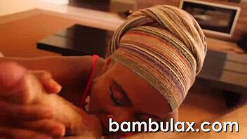 African ebony teen 18+ oral session