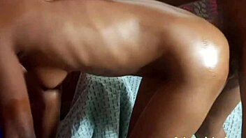 Oiled ass spanking turns rough for biology student at university