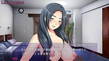 the voice of the wife next door featuring hiroto in an intense anime scene with creampie elements