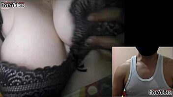 My big tits neighbor says, Come see me cum a lot while I masturbate