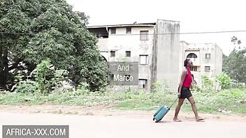 ebony beauty meets a stranger for an unforgettable shaved hardcore session. they explore blowjob and missionary with wild energy.