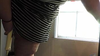 Watch This Ssbbw Have A Standing Orgasm In Front Of The Window!