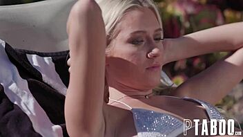 convincing skyler storm shows off titties for tommy pistol  