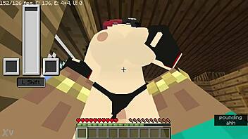 Steve devours the goth beauty!