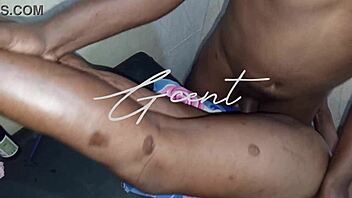 gcent and vero get wet in amateur shower sex