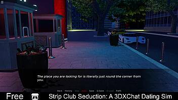 Seductive striptease in night club with clothes ripped