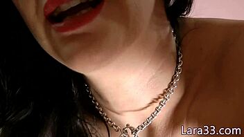 Classy UK MILF in Stockings Takes It Up Her Bum Hard