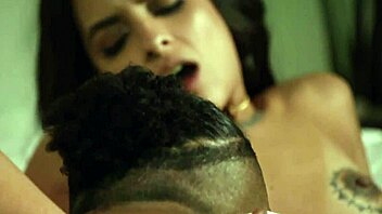 Lady milf and black stud teach best sex moves in practice