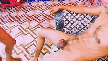 Desi brunette femdom rides monster cock roughly, feeling intense pleasure on her ass.