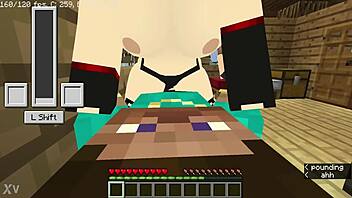 Steve devours the goth beauty!