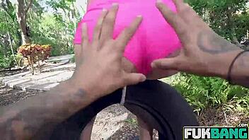 Kalina ryu takes her first monster cock in cowgirl, blowjob, and missionary positions.