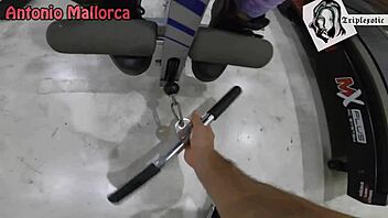 Big White Ass Argentinian Fitness Freak Drilled at Gym - Meriandheavy