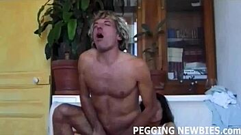 Femdom Uses Dildo for Gentle Anal Assfucking